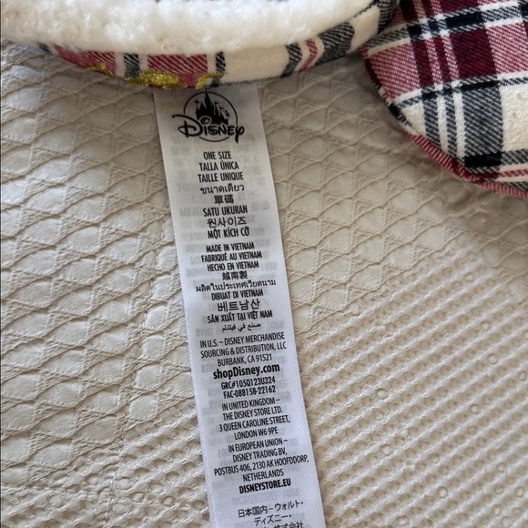 Disney Plaid Flannel Mouse Ears NWT - Picture 3 of 4